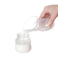 Breastmilk collector stopper spill proof lid suction manual silicone breast pump